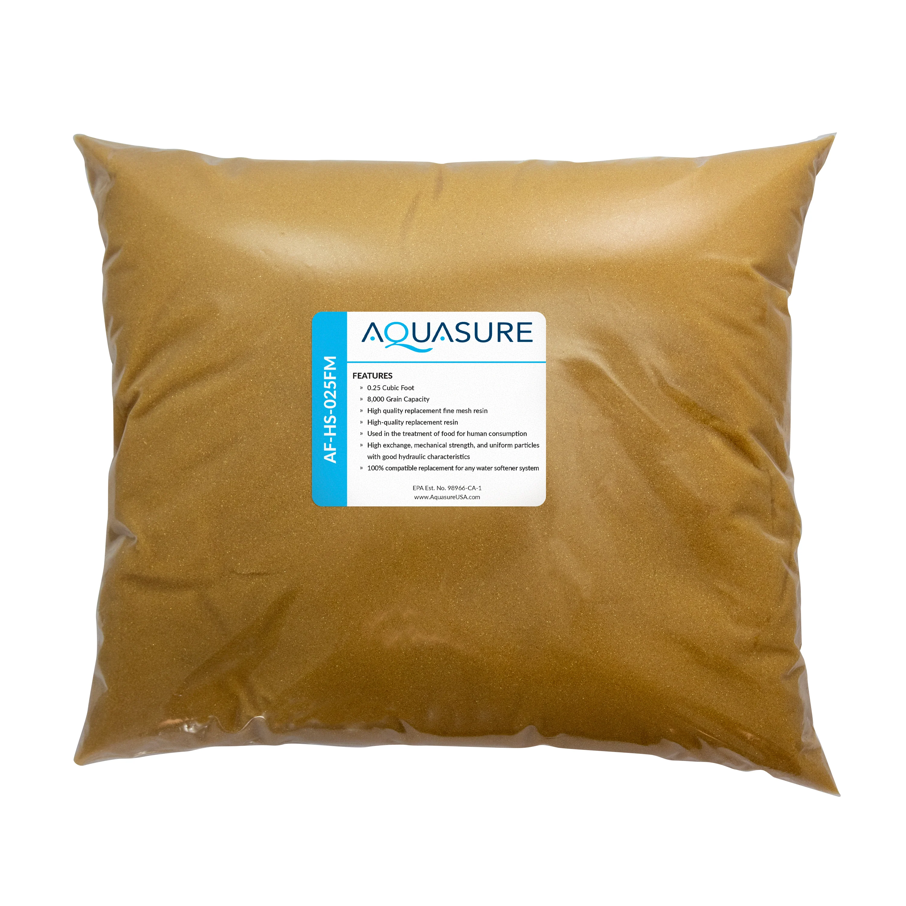 Harmony Series | 0.25 cu.ft Fine Mesh Water Softening Resin - 8,000 Grains