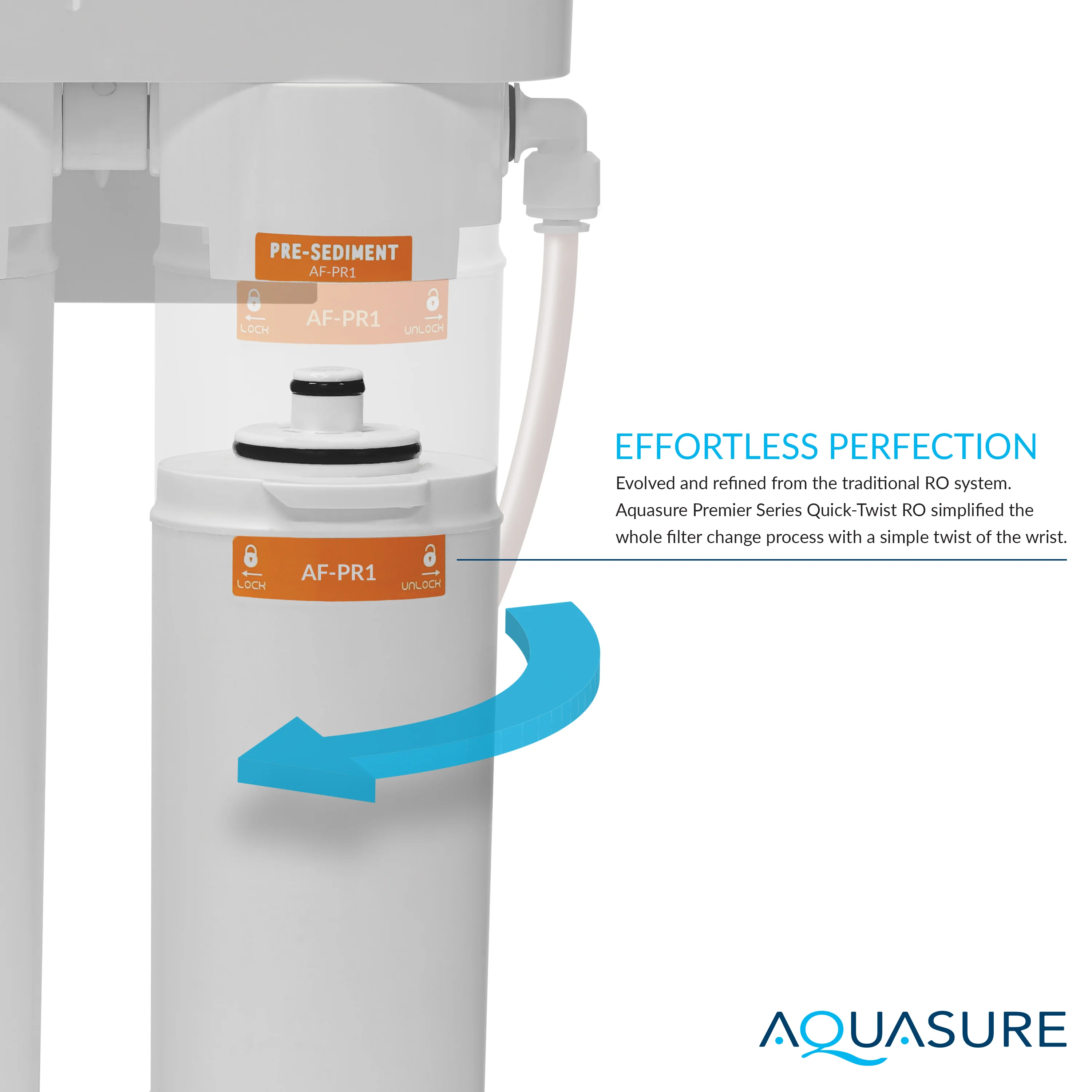 Premier Pro Series | 4-Stage Reverse Osmosis Water Filtration System with NSF Certified Lead-Free LED Faucet, 100 GPD - Image 6