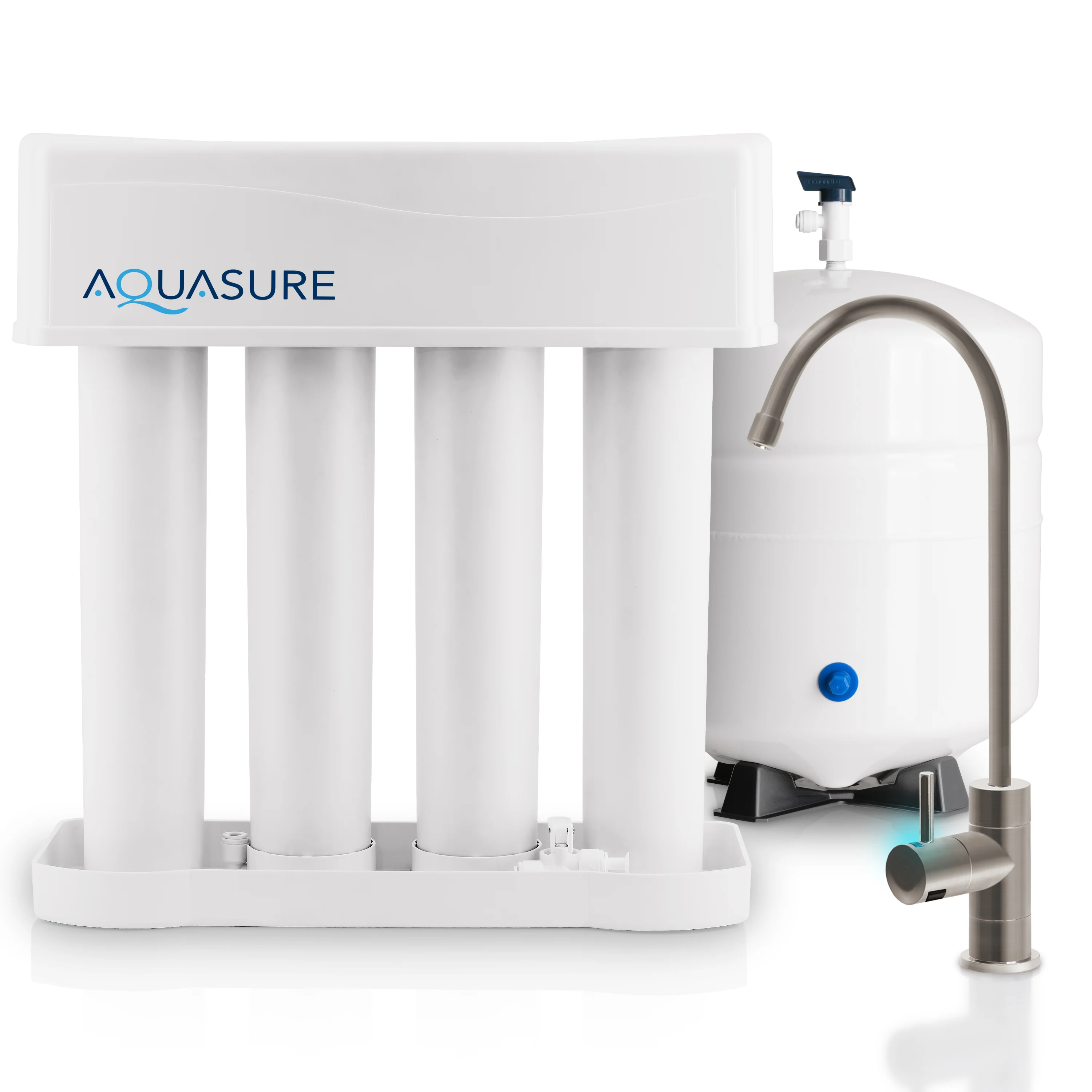Premier Pro Series | 4-Stage Reverse Osmosis Water Filtration System with NSF Certified Lead-Free LED Faucet, 100 GPD - Image 9