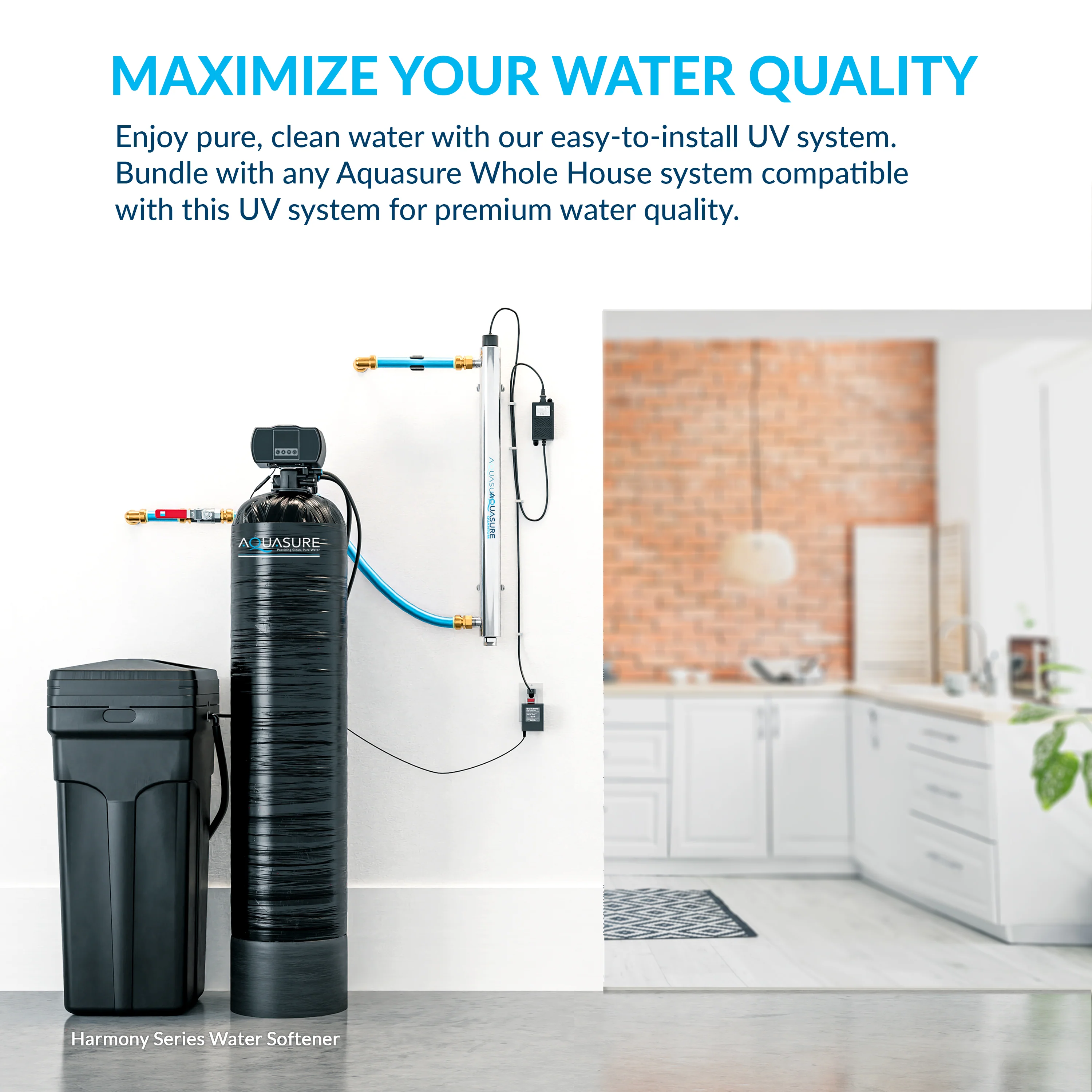 Quantum Series | 12 GPM Ultraviolet UV Light Whole House Filter System, 39W - Image 2