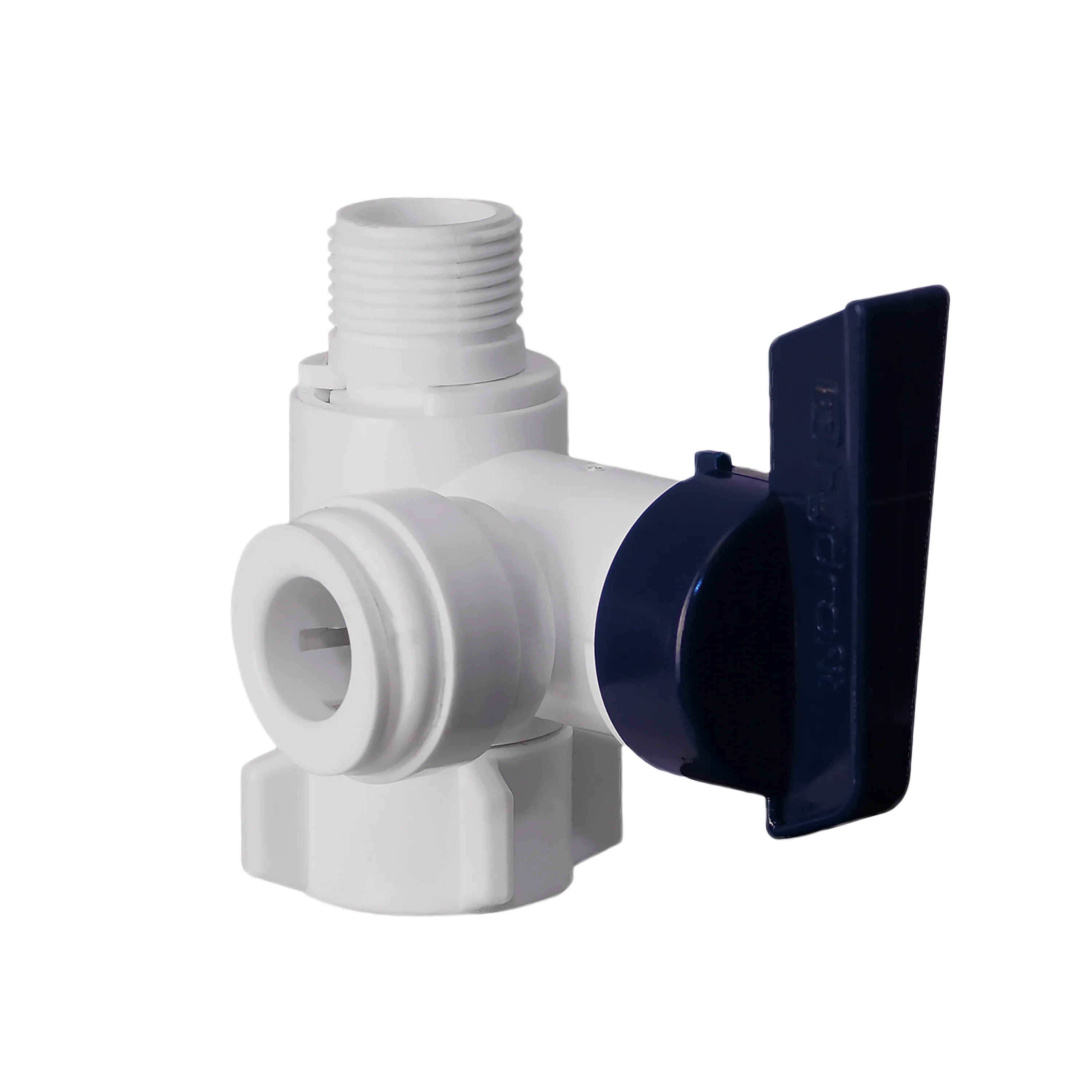 Aquasure Reverse Osmosis Angle Stop Feed Water Valve - 1/4"