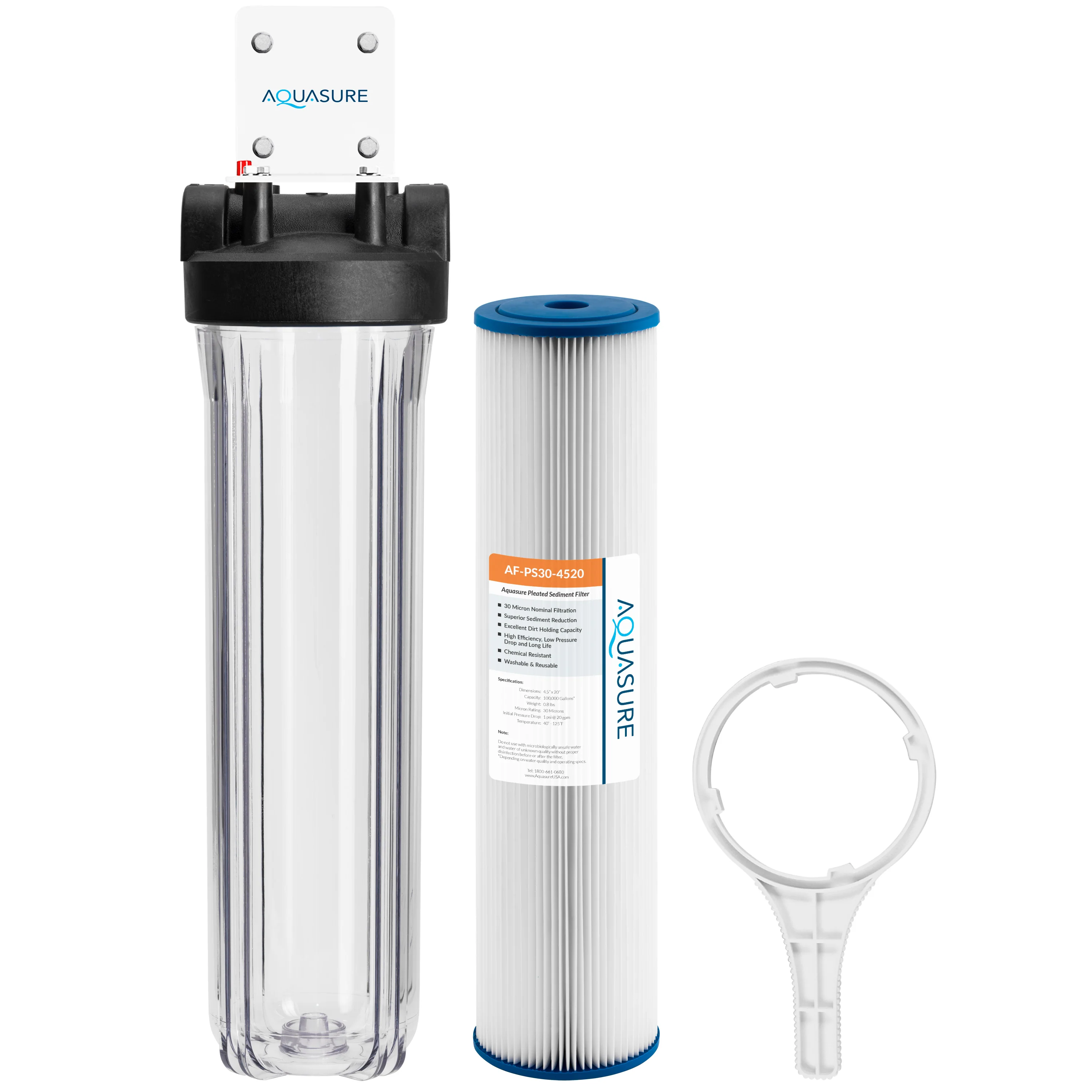 Fortitude V Series | 20" Whole House Pleated Sediment Filter - 30 Micron - Image 5