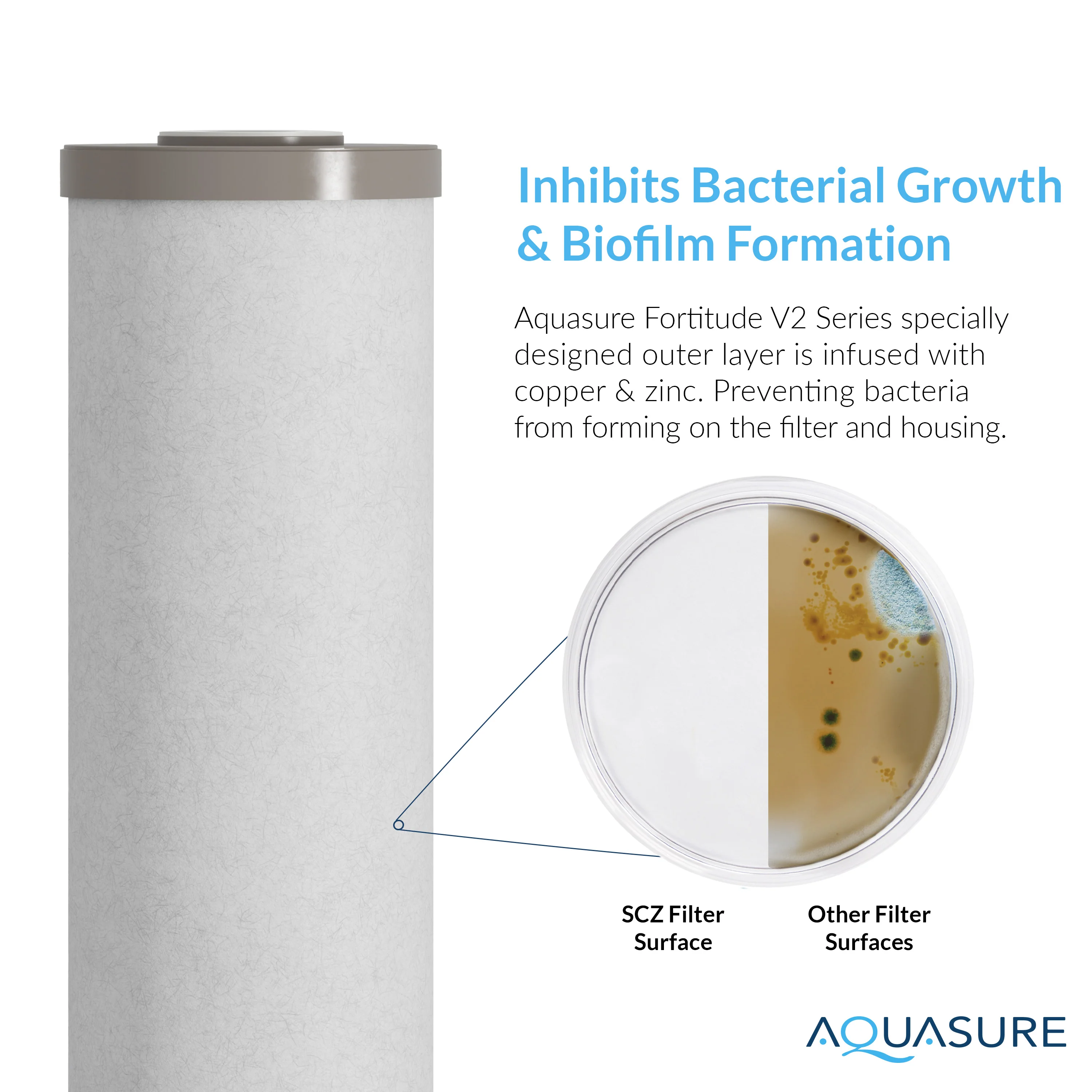 Fortitude V2 Series | Sediment/Carbon/Zinc Inhibiting Triple Purpose Replacement Filter - Large - Image 3