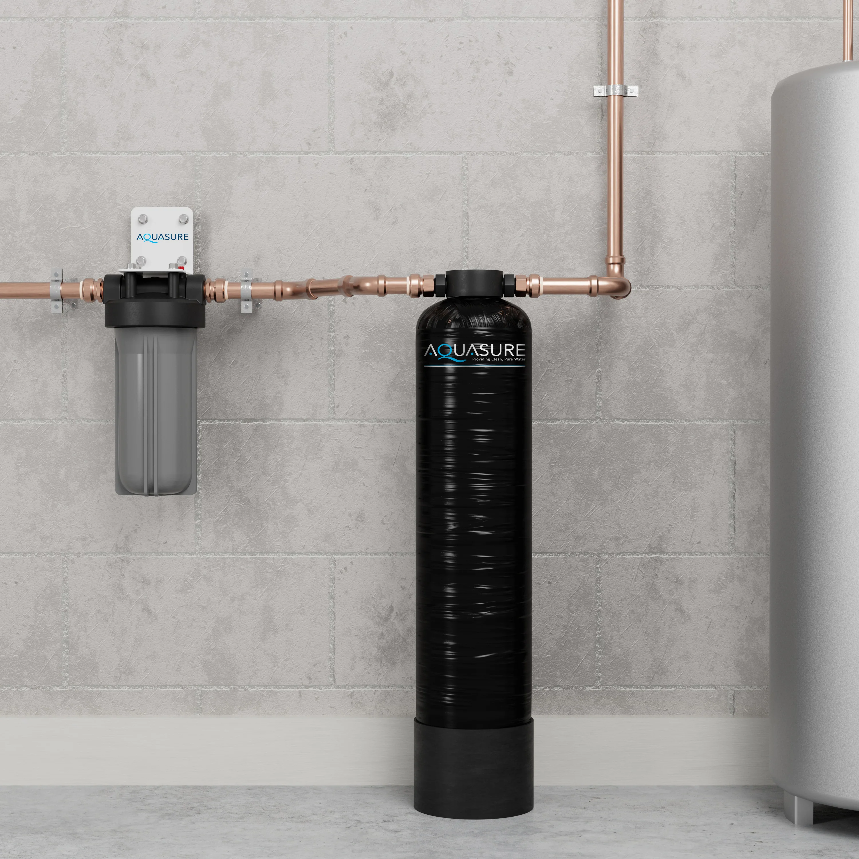 Serene Lite Series | 650K Gallons Whole House Salt-Free Water Conditioning/Softening Descaler System with Triple Purpose Filter - Image 2