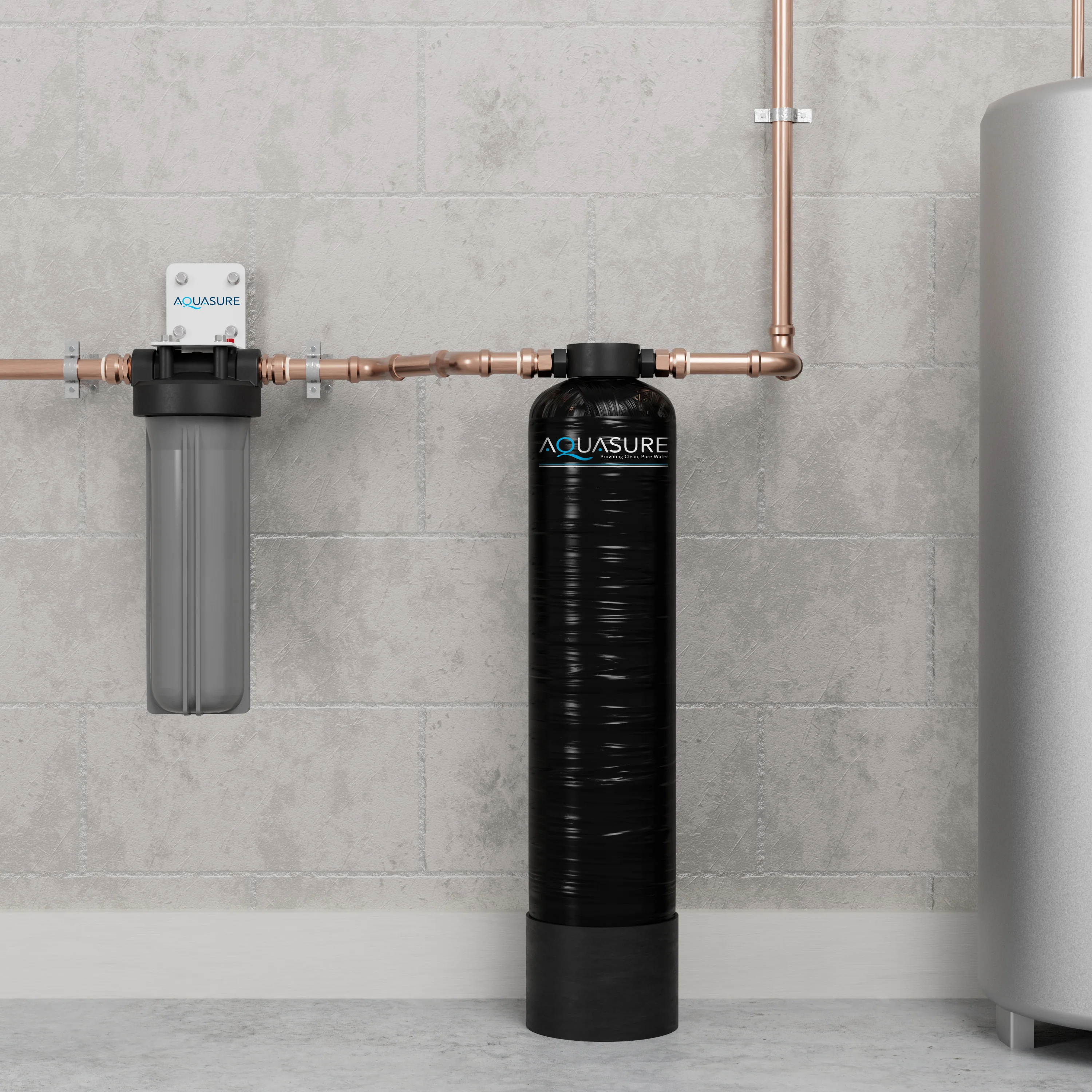 Serene Lite Series | 800K Gallons Whole House Salt-Free Water Conditioning/Softening Descaler System with Triple Purpose Filter - Image 2